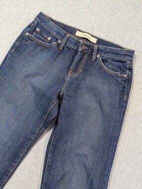 Gap Denim Boy Cut Straight Leg Jeans Women's 4L Blue